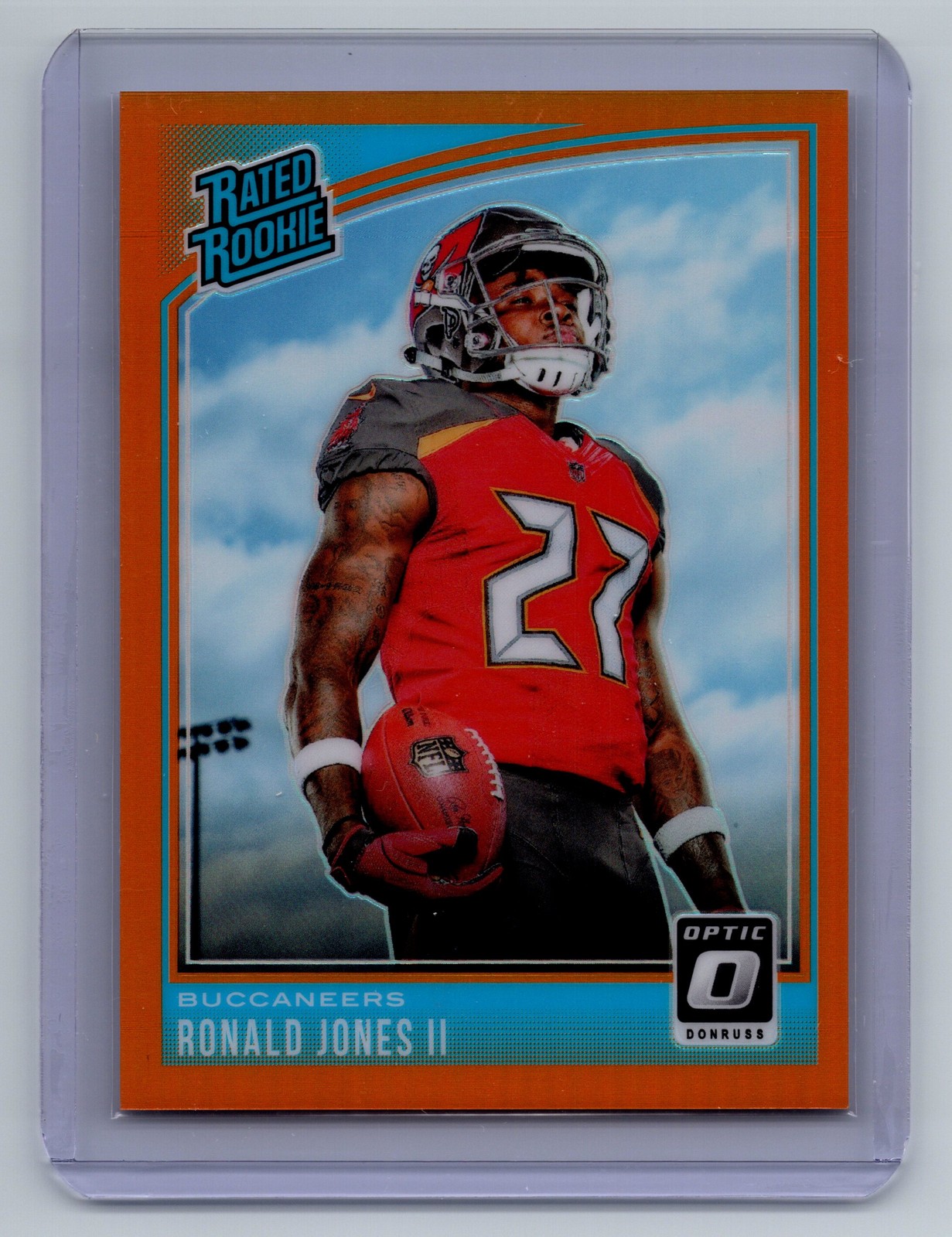 2018 Donruss Optic #159 Ronald Jones II Orange #/199