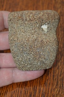 Small Tan Hardstone Archaic Full Grooved Axe Richland Co IL 2.75 x 2.5