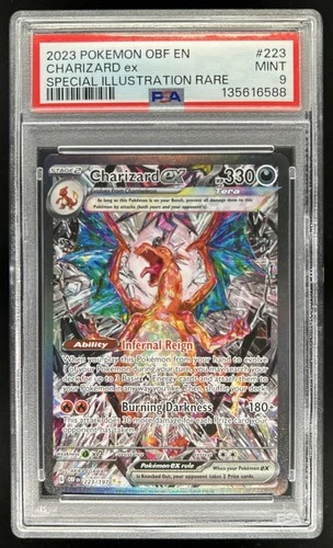 2023 Pokemon SV Obsidian Charizard ex Special Illustration Rare #223/197 PSA 9