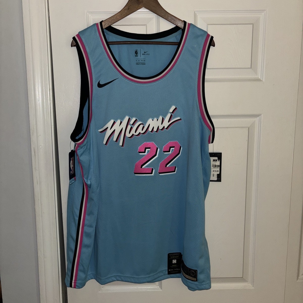 Nike NBA Miami Heat Jimmy Butler Vice City Edition Basketball Jersey NWT  Size 56