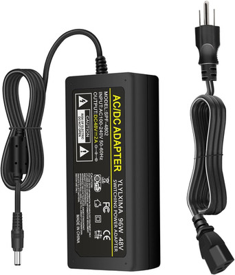 48V 2A Power Supply 48V 96W Charger AC 100-240V to DC, 48V 2A Adapter US Plug 5.