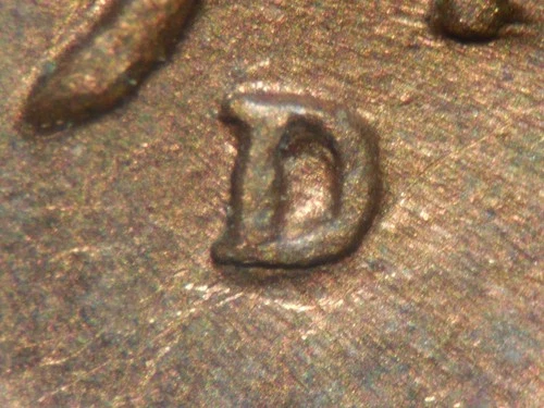 HIGH GRADE MINT ERROR 1944-D LINCOLN WHEAT CENT RPM#11  AU/RB