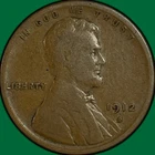 1912-D Lincoln Wheat Cent Very Good VG Coin #35071