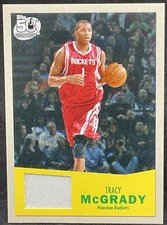 2007-08 TOPPS TRACY MCGRADY 50TH ANNIVERSARY RELIC GAME USED- ROCKETS