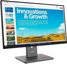 Open Box 23.8" Lenovo P24QD-40 FullHD 2560x1440 USB-C WebCam Monitor 64B1GAR1US