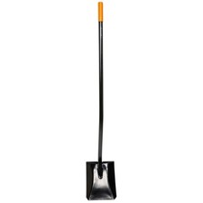 Fiskars All-Steel Transfer Shovel, 57" Length, Black