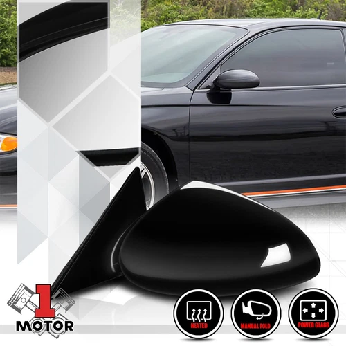 [Left]Driver Side Power+Heated Foldable Replacement Mirror for 00-05 Monte Carlo