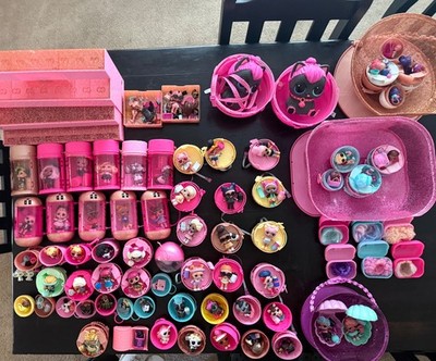 LOL Suprise Doll Lot Of 60+ FULLY CLOTHED Extra Accessories (capsules included)