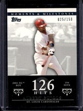 2007 Topps Moments & Milestones Albert Pujols #/150 Cardinals