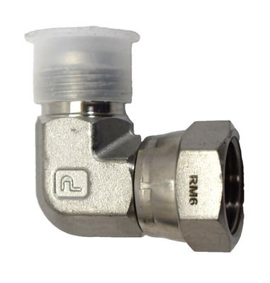 Parker D0624 Triple-Lok 1/2'' JIC 37° Flare Swivel Nut 90° Elbow Tube Fitting
