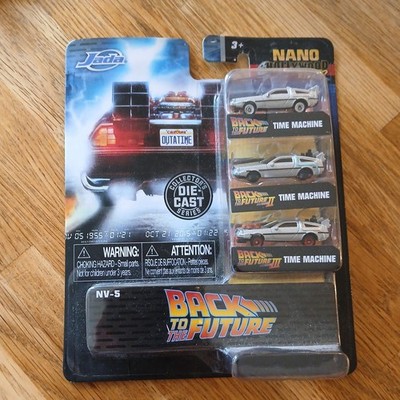 Jada Metals Nano Hollywood Rides Back to the Future Fahrzeug 3er Pack (NV-5)