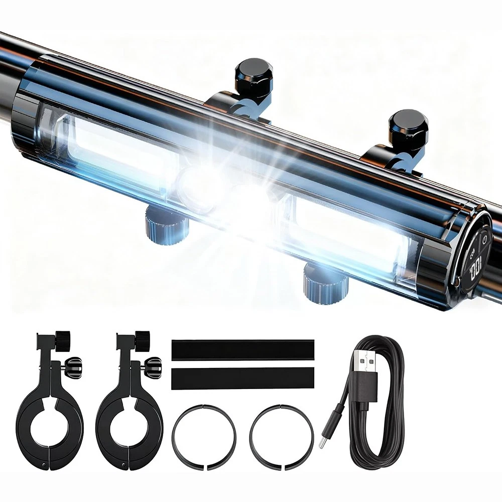 3800 Lumen Lighting Bar Bicycle Bike Road MTB Mountain eBike LED Front Headlight