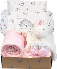 - 4 Baby Essentials for Newborn Baby Girl, Ideal as Christening Gifts for Girls,
