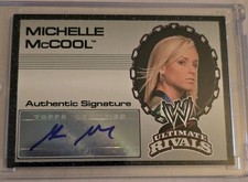 2008 Topps WWE Ultimate Rivals Michelle McCool Victoria #70 Autograph