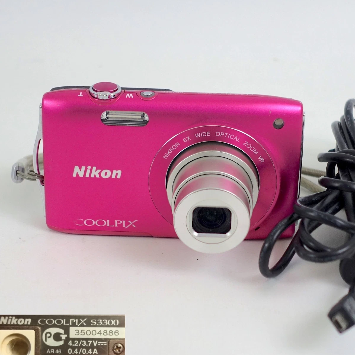 Nikon COOLPIX S3300 ジャンク Nikon Coolpix S3300 (Black) 16-megapixel digital camera with 6X