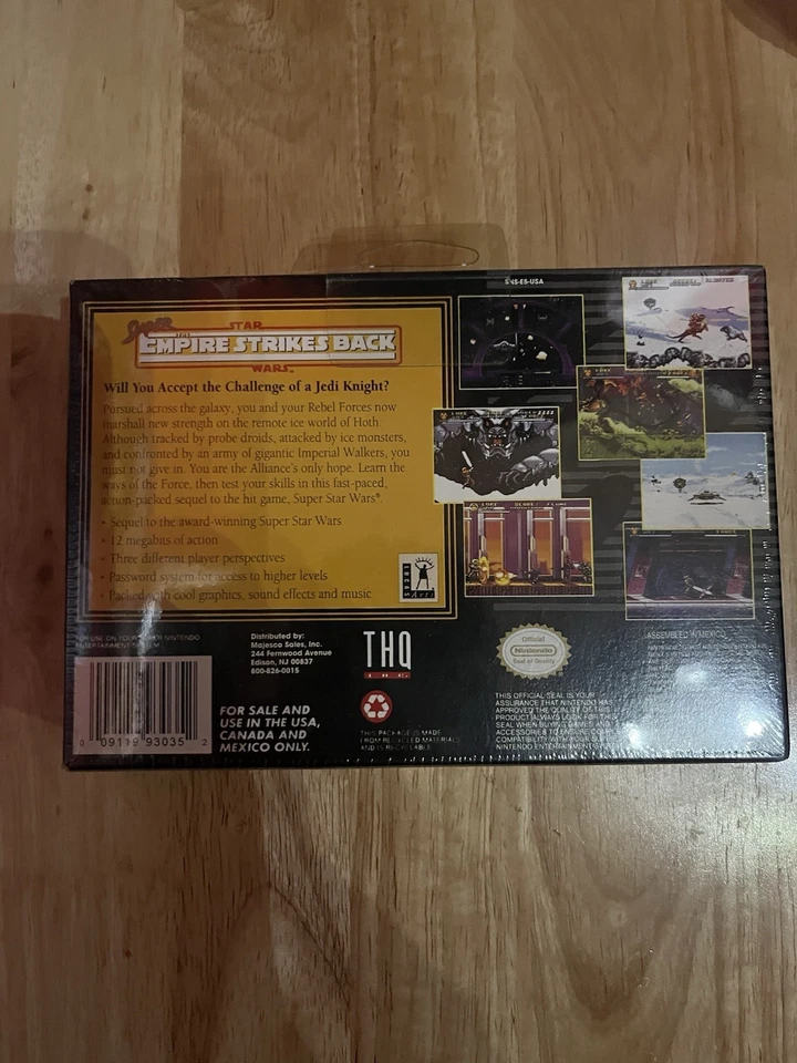 Nintendo Super The Empire Strikes Back Nuevo Precintado Foto 2 de 3