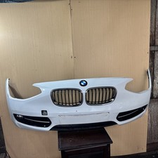BMW 1 SERIES F20 F21 2011-2015 Complete Front Bumper Assembly _ Alpine White 300