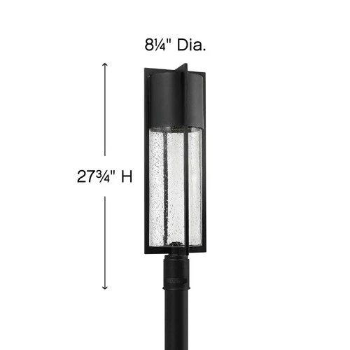 Hinkley Lighting 1321-LV Shelter 12v 3.5w 28" Tall Single Head - Black - Picture 9 of 9