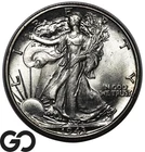 1943 Walking Liberty Half Dollar Blast White Gem BU++