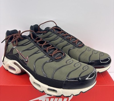 Nike Air Max Plus Cargo Khaki Black FB9722 300 Mens 12.5 Used RARE FAST SHIPPING