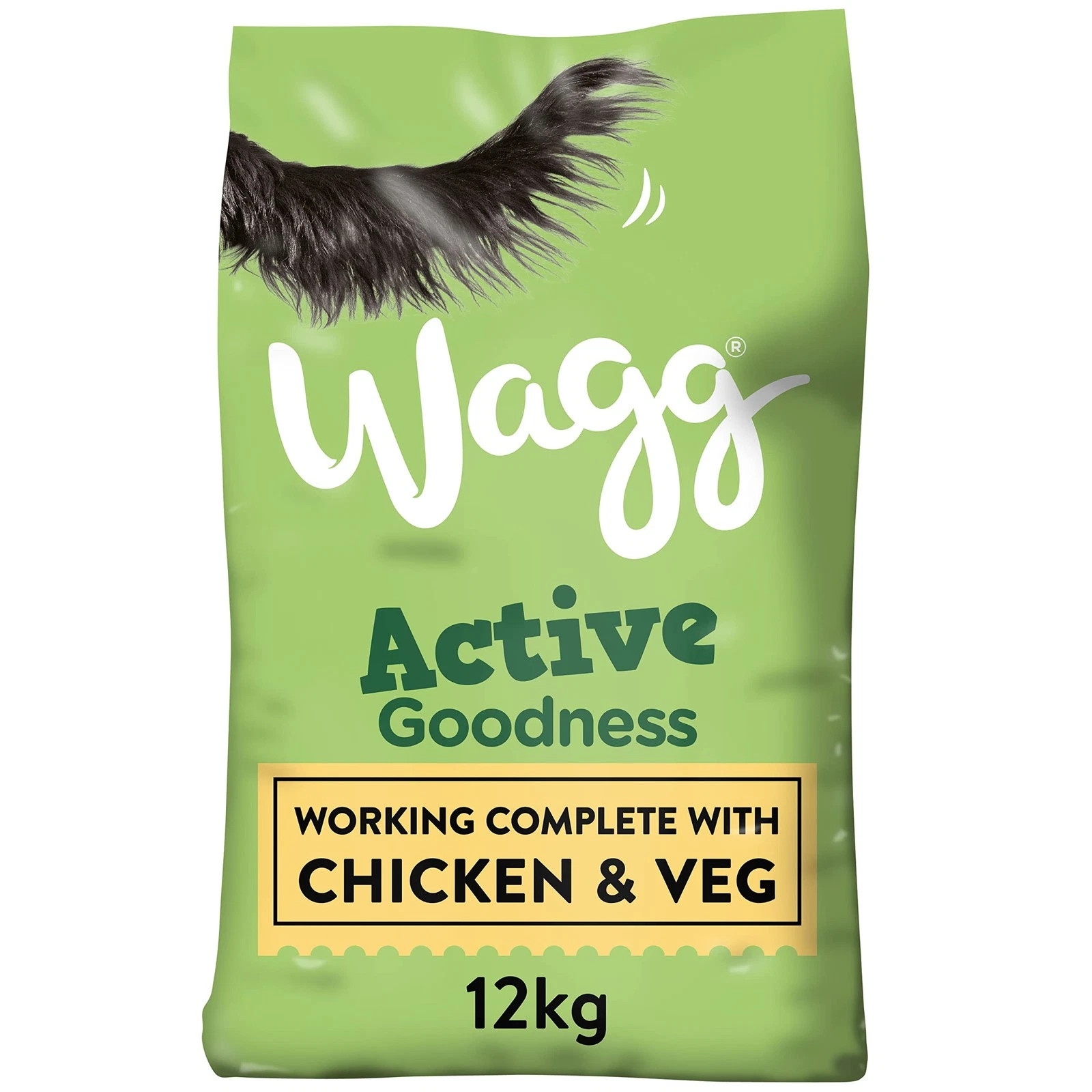 Active Goodness complete dry adult dog food chicken & veg 12kg - For all