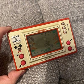 Vintage Operation Confirmed Game Watch Nintendo Mickey Mouse Egg Picker Vintage