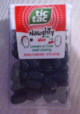 NEW black TIC TACS NAUGHTY cherry flavored