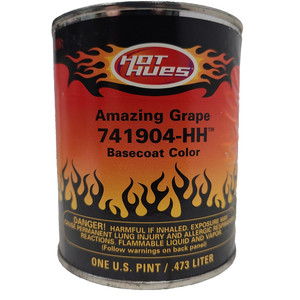 Pint Hot Hues Custom Paint Basecoat Amazing Grape Dupont Airbrush