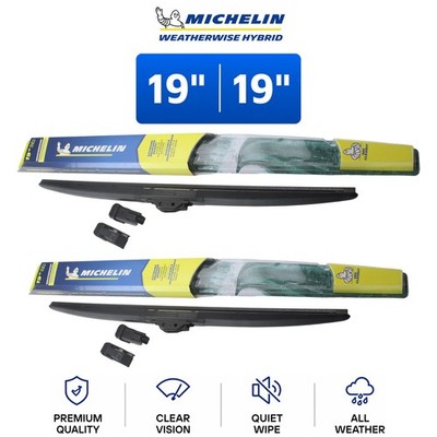 Michelin WeatherWise Hybrid 19''/19'' Wiper Blade Set 2-Pc For Daewoo Lanos 99-02