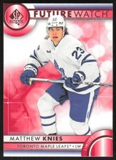 2023-24 UD SP Authentic Matthew Knies 107 Future Watch Limited Red RC
