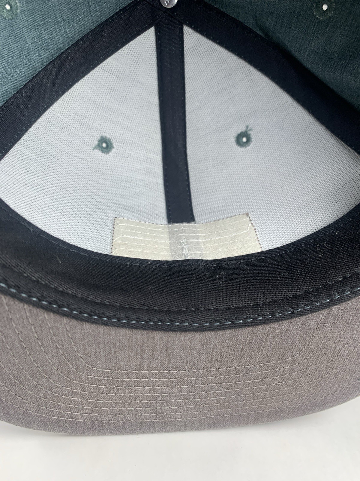 Rip Curl Hat Cap Snapback Green Gray Patch Surf S… - image 8