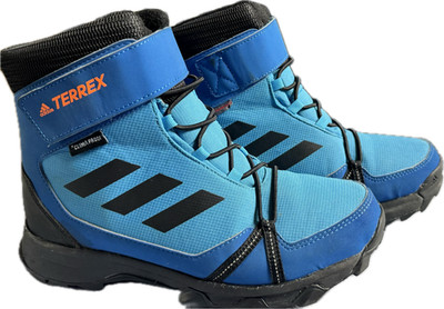 Kids adidas 5 1/2 Climawarm Terrex Waterproof Sneaker Snow Boots Bright Blue