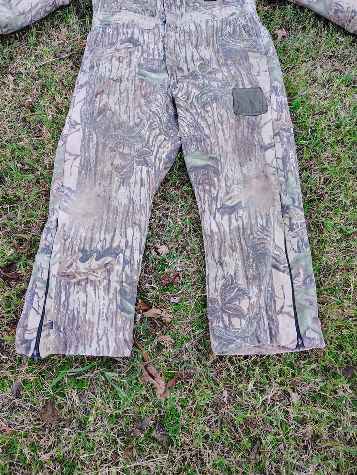 Mono camuflado Liberty vintage para hombre L (42-44) verde realtree forrado caza Foto 2 de 4