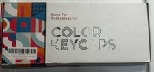 Color Keycaps 104/108-Key Pastel Rainbow Set w/ Puller New in Box
