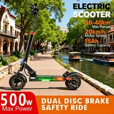 28 mph Speed Adult Electric Scooter: 70-Mile Range & Dual Suspension & Brakes