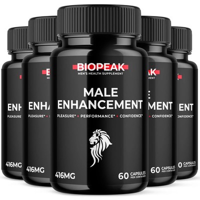  Biopeak for Men, Bio Peak Advanced Male Support Pills (300 Capsules) pack of 5 