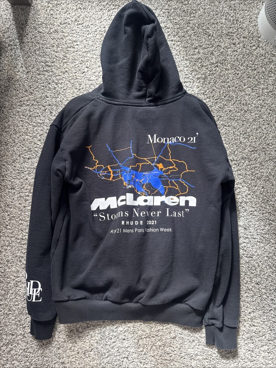 Rhude MCLAREN LOGO HOODIE | eBay