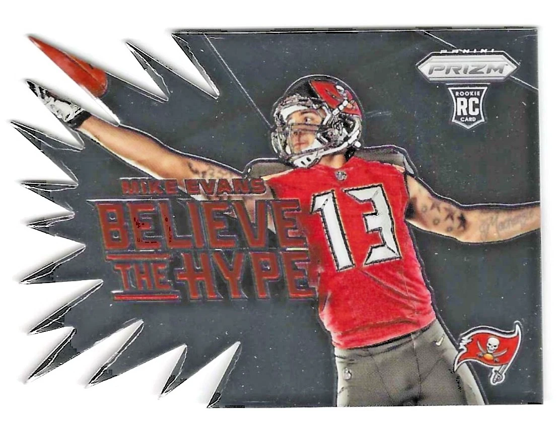 2014 Panini Prizm Mike Evans Believe the Hype Insert #BH5 RC) Rookie Buccaneers