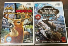 Cabela’s North American Adventures & Remington Alaska Wii CIB Tested Lot