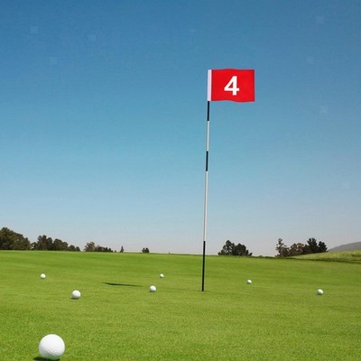 Golfflagge Standard Golfzubehör Große nummerierte Putting Green Flagge für