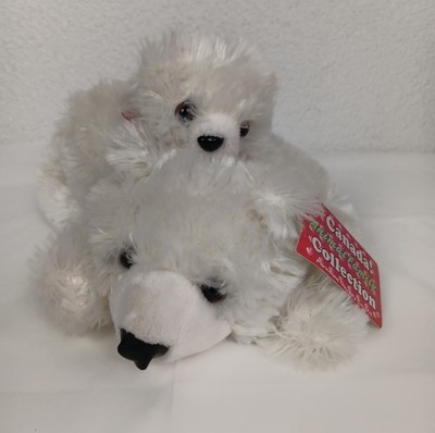 Creature Comfort Canada Polar Bear with Baby Plush Realistic Canadian Souvenir