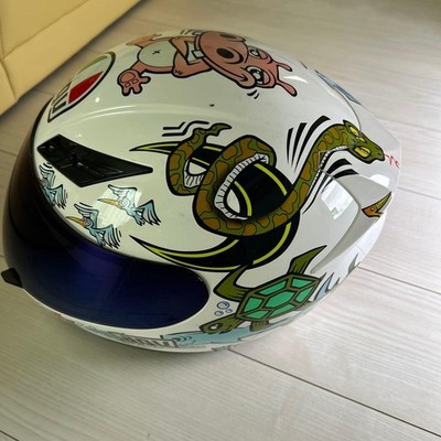 AGV AF-1 Valentino Rossi White Zoo Replica Helmet Size M | eBay