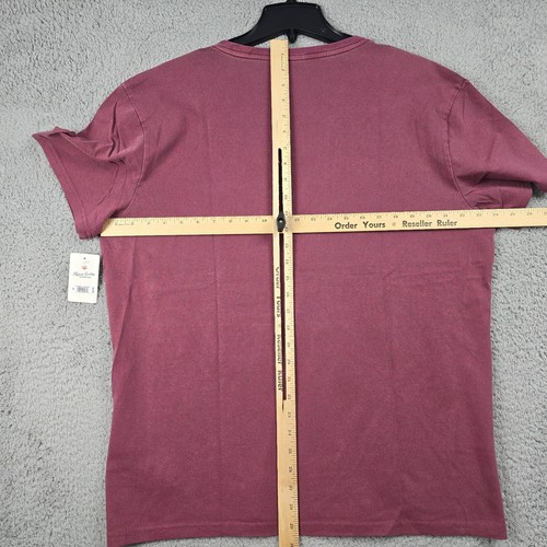 Camisa Lucky Brand GANJA PARA HOMBRES EXTRA GRANDE XL ROJA Maceta de Hierba Informal Nueva con Etiquetas - Imagen 11 de 13