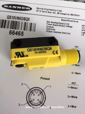 1pc Brand New BANNER QS18VN6DBQ8 Photoelectric Sensor