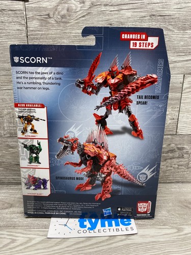 Transformers Age Of Extinction Scorn Deluxe Figure Hasbro Coming Off Card DMG - Picture 4 of 4