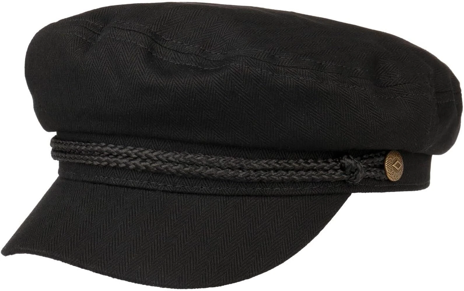 Brixton Hat Fiddler Cap Black L ( 7.5) Men Women Classic Modern Hat Casual