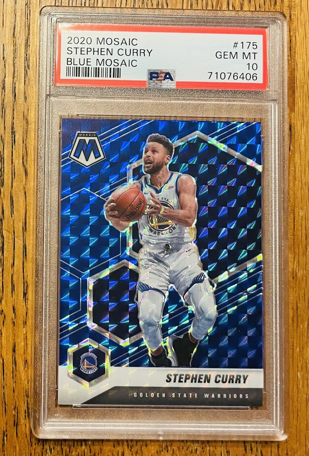 Gem Mint Sports Card PSA 10 Stephen Curry 2020 Panini Prizm USA