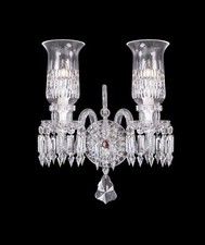 wall sconces 2 Light 24PB Lead Crystal High Q...