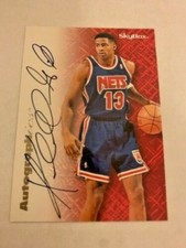 1996-97 Skybox Autographics Kendall Gill Autograph Auto