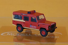 Busch 50327 Land Rover Defender Rolls Royce Betriebsfeuerwehr 1:87 NEU Modell